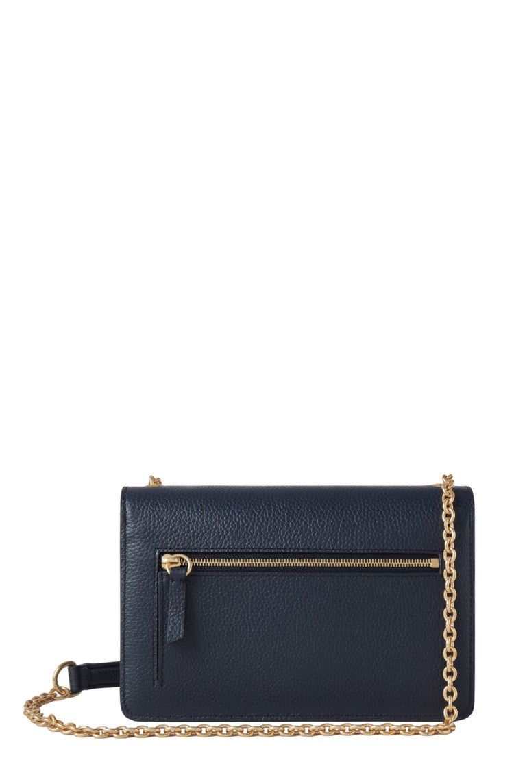 Mulberry Darley Classic Grain Small Shoulder Bag With Removable Chain Strap