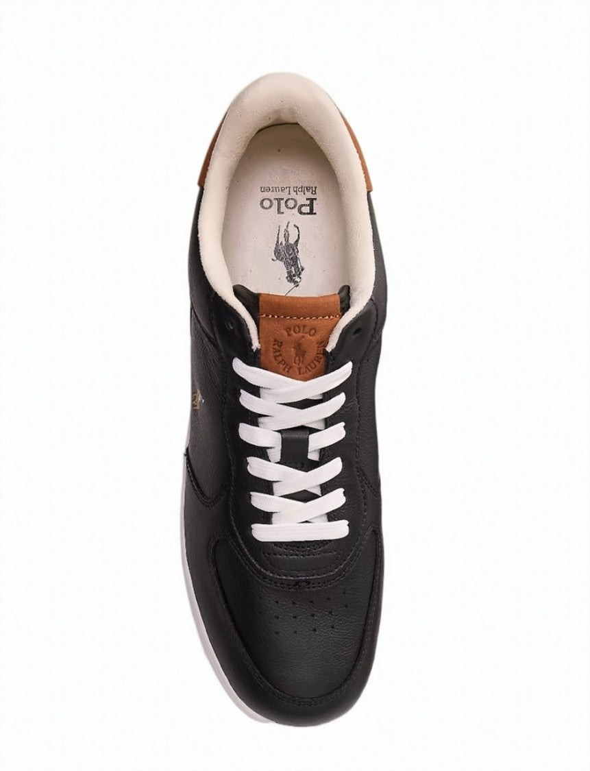 Polo Ralph Lauren White Navy Masters Low Top Sneakers