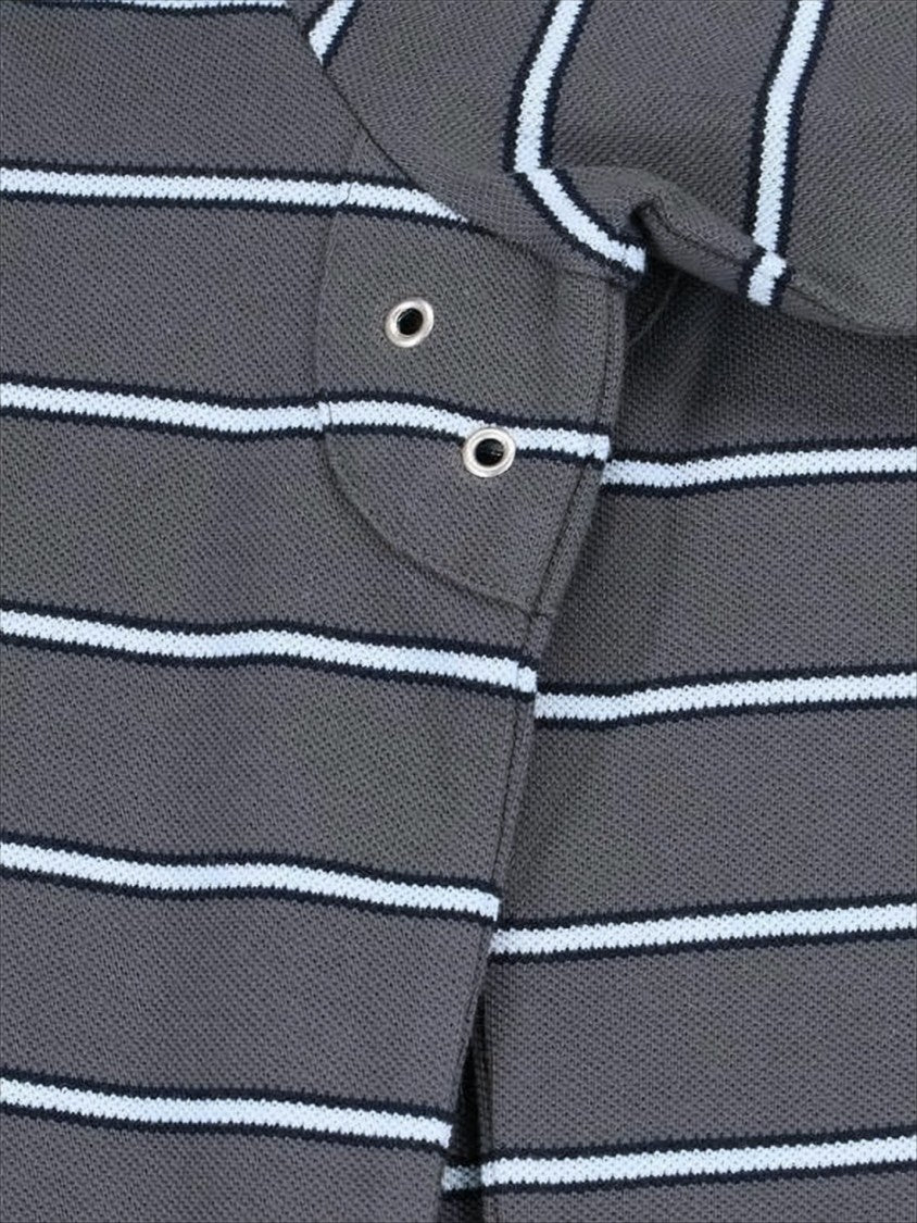 Paloma Wool Striped Long-Sleeve Polo Shirt In Organic Cotton