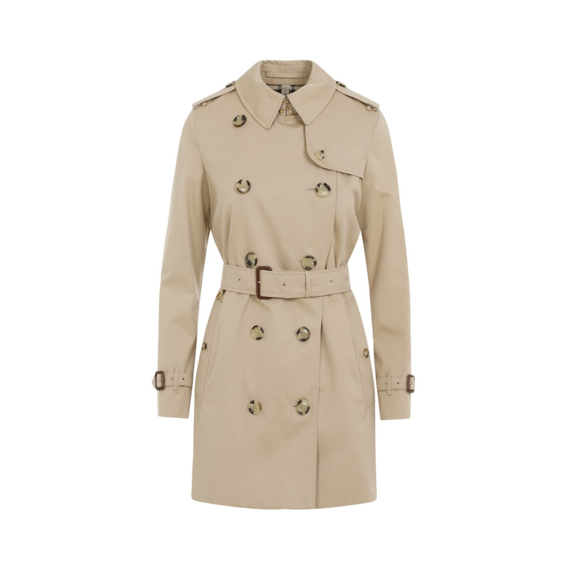 Burberry Honey Beige Trench Kensington Coat