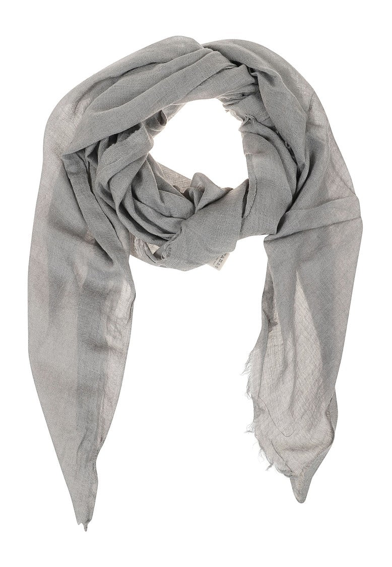 Destin Wide Lightweight Scarf With Finely Hand-Frayed Edges