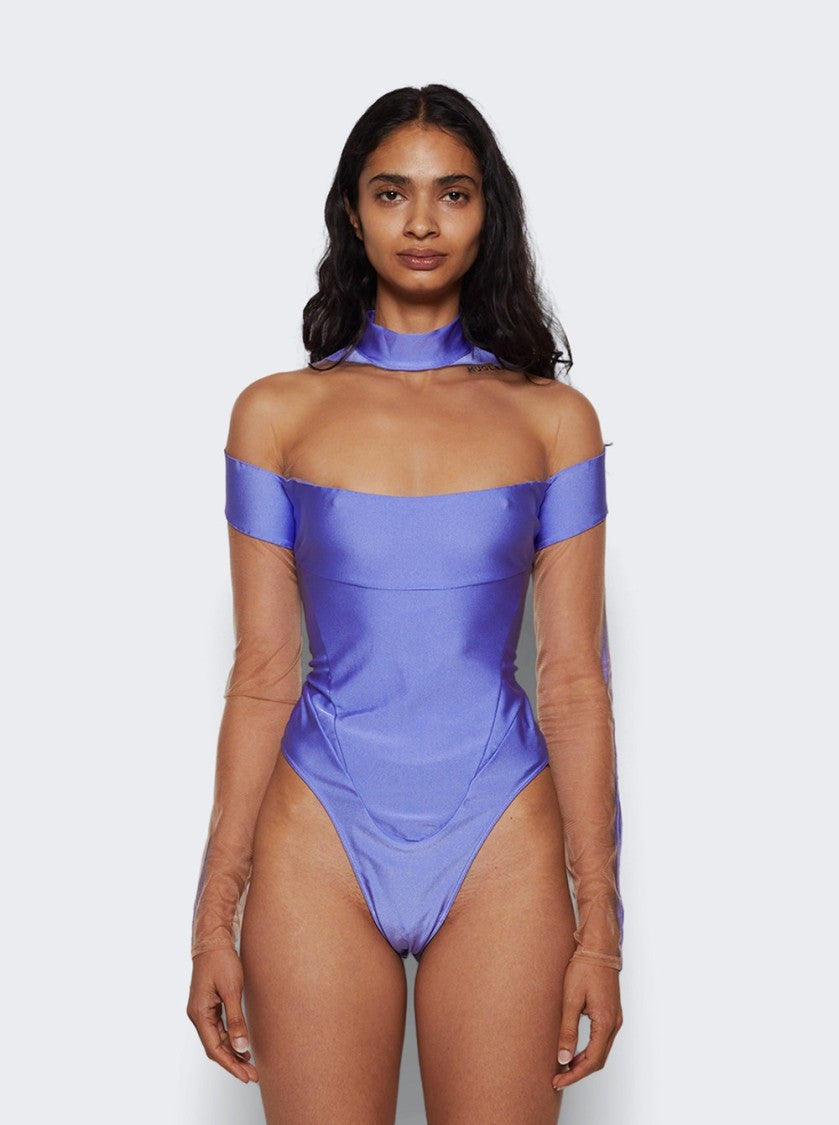 Mugler Illusion Neckline Bodysuit