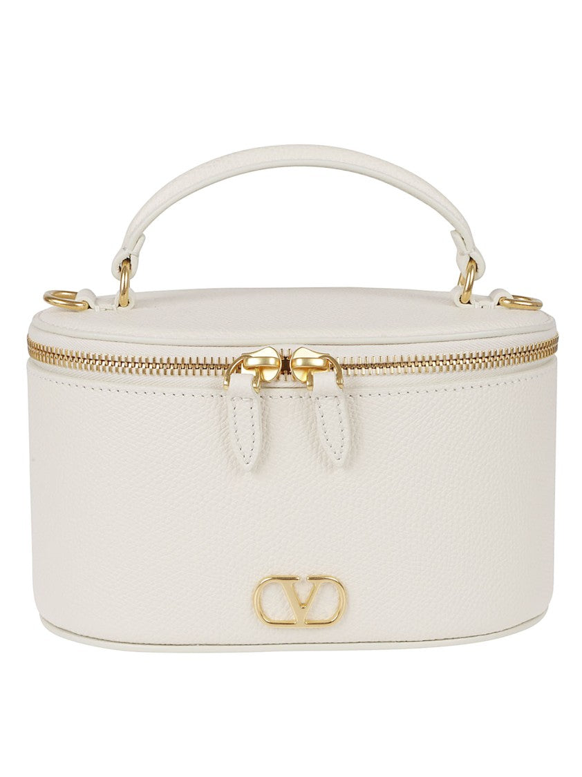 Valentino Garavani Textured Leather Mini Vanity Bag