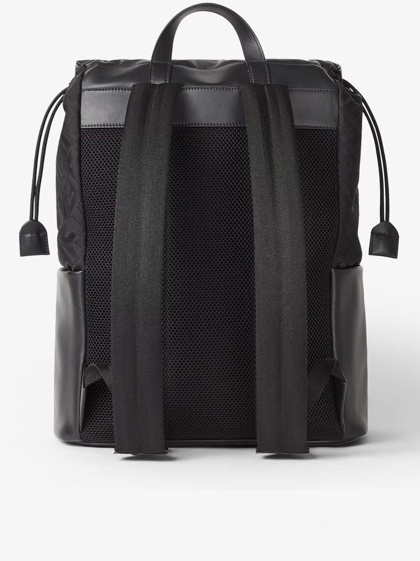 Fendi Baguette Grace Nylon Ff Monogram Backpack