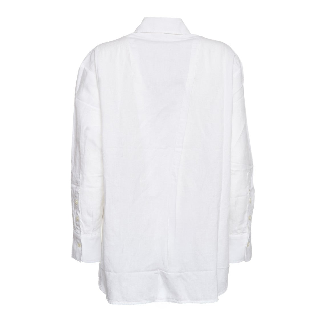 Woolrich Cotton Linen Boyfriend Shirt
