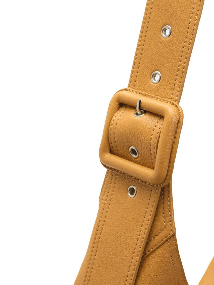 Ami Paris Structured Wide Adjustable Strap Shoulder Bag