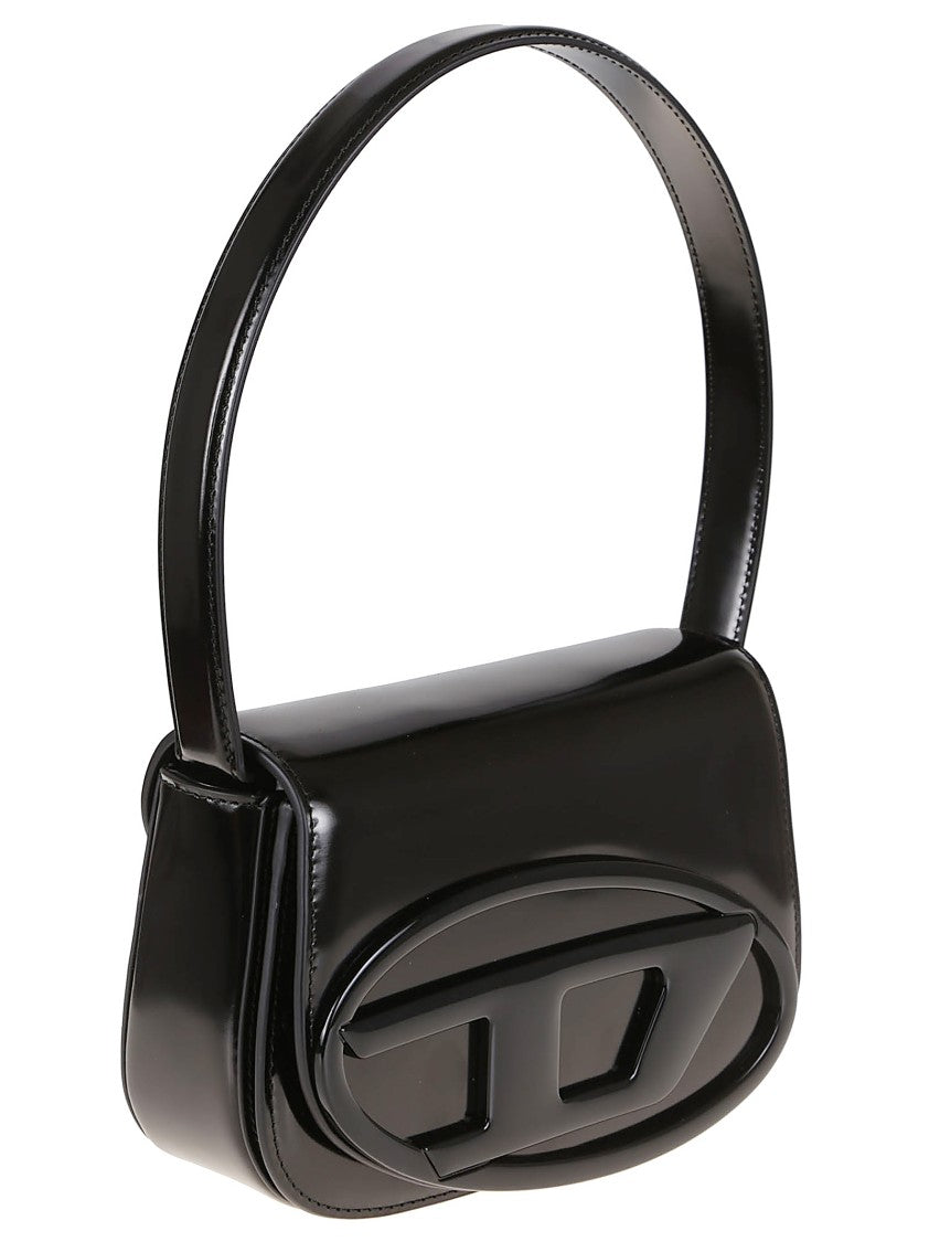 Diesel Glossy Leather Shoulder Bag