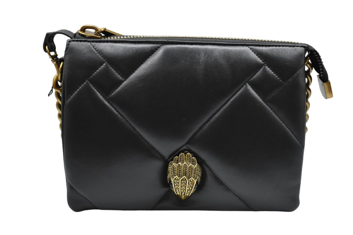 Kurt Geiger Quilted Black Puff 3 Handbag