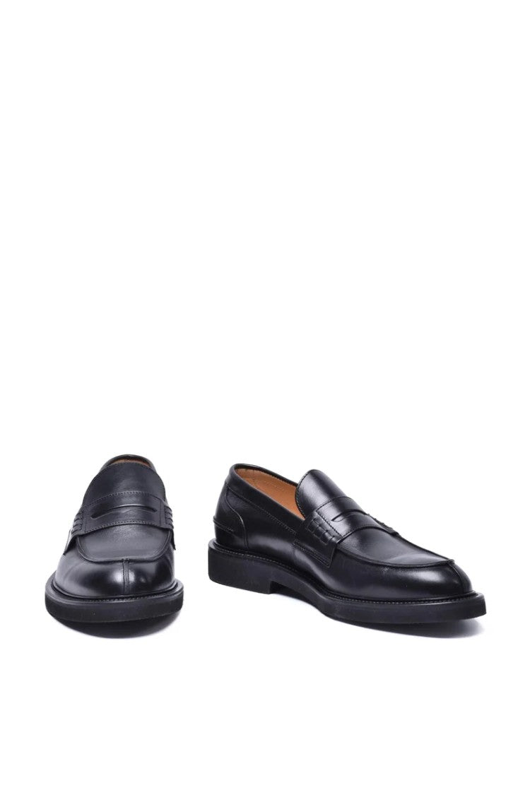 Baturo Loafers With Rubber Sole - Black