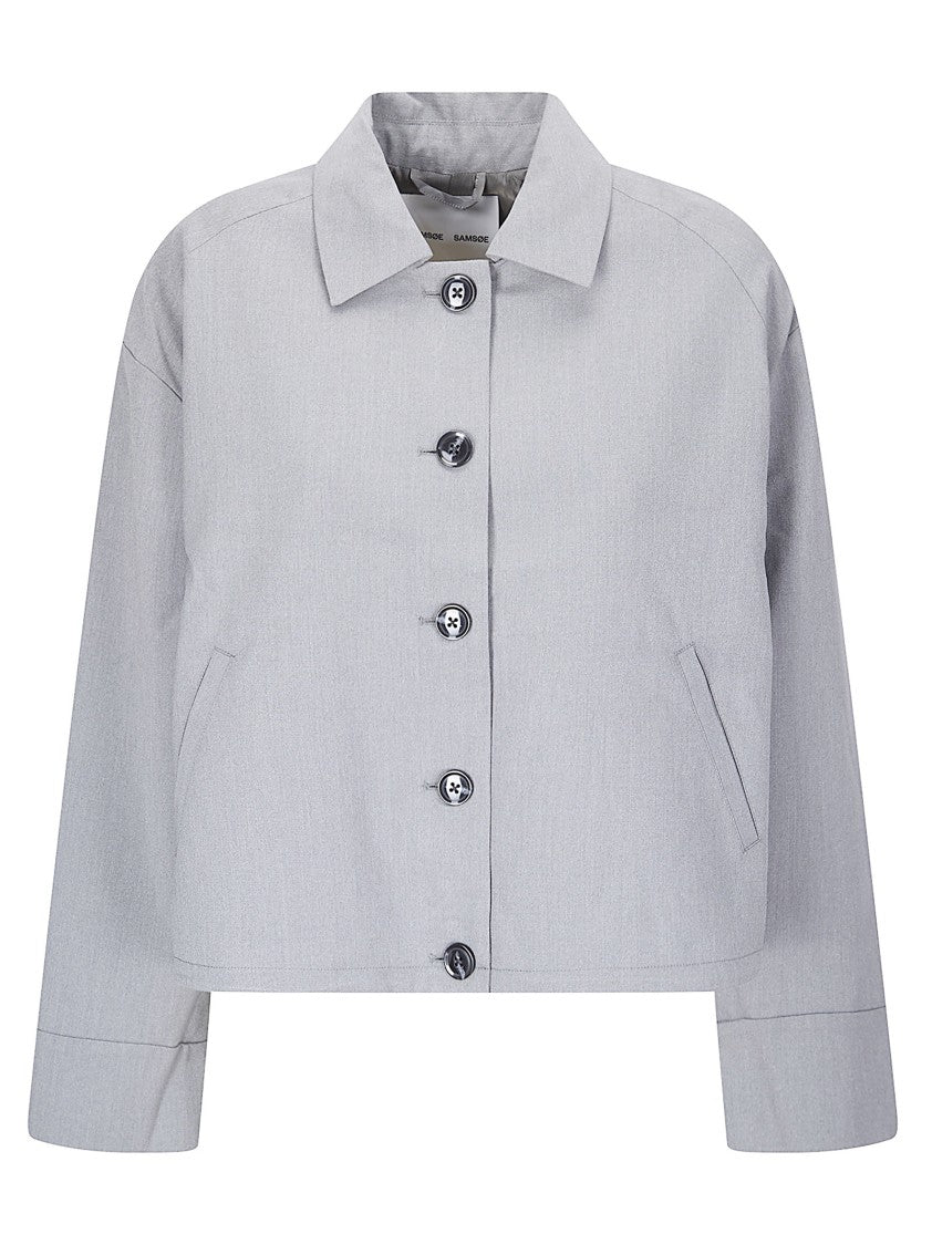 Samsoe Samsoe Black Sakelly Short Button Jacket