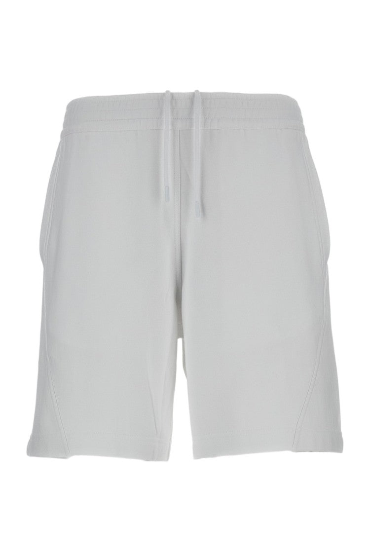 Givenchy White Cotton Shorts With Elastic Waistband And Adjustable Drawstring