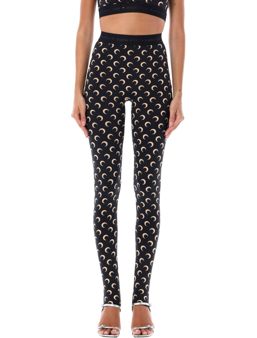 Marine Serre Moon Print High Waisted Leggings