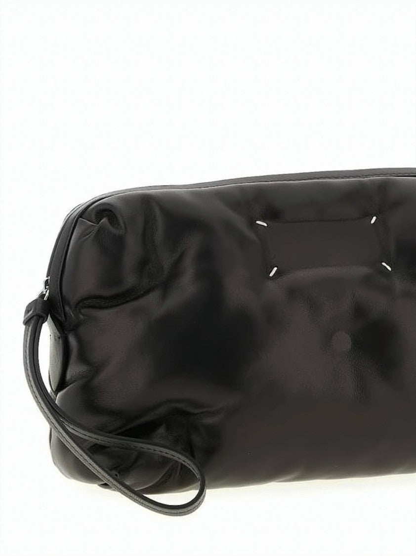 Maison Margiela Gathered Texture Lamb Leather Camera Bag