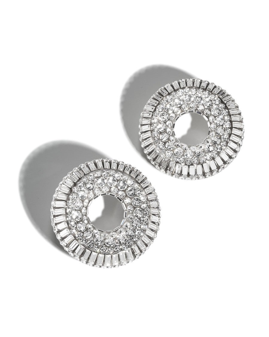 Aquazzura Hoop Crystal Mini Earrings