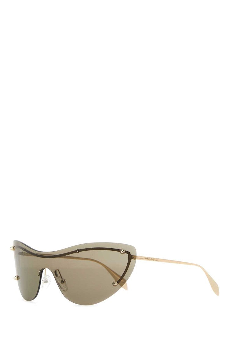 Alexander Mcqueen Gold Metal Spike Studs Sunglasses
