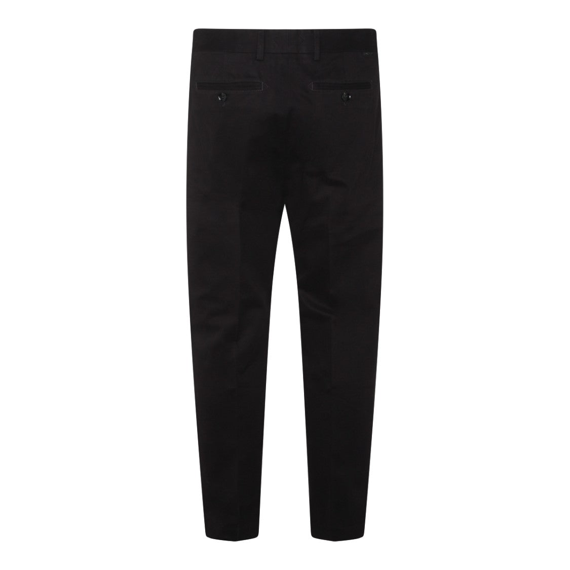 Tom Ford Slim-Fit Black Cotton Trousers