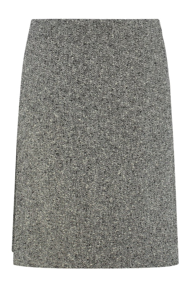 Gucci Textured Straight-Cut Skirt With Woven Pattern