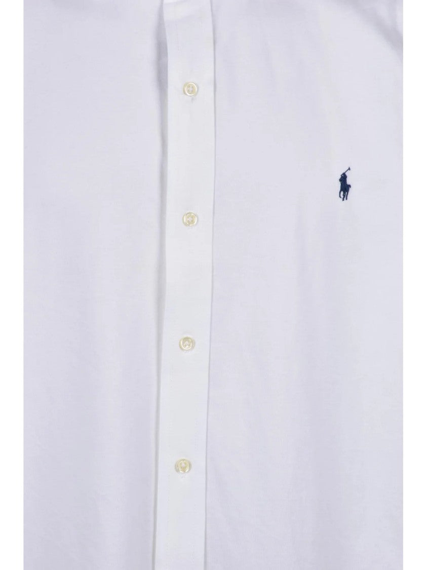Polo Ralph Lauren White Cotton Oxford Shirt