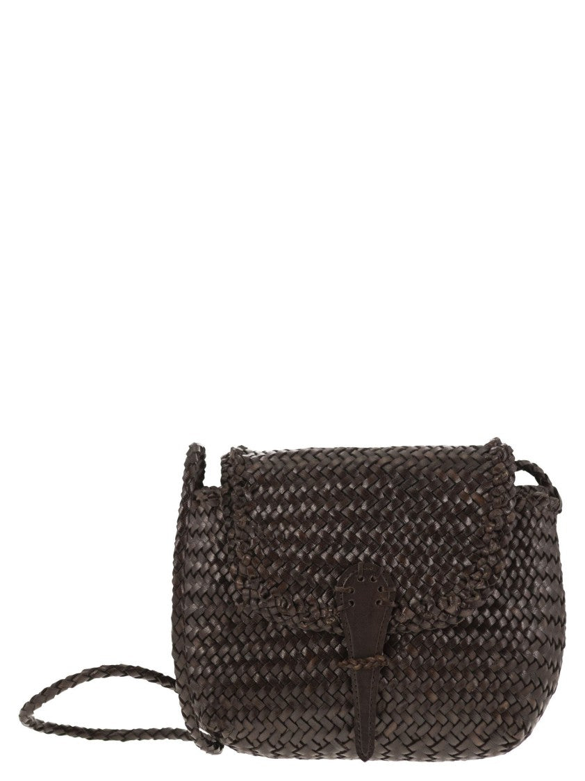 Dragon Mini City Bag - Woven Leather Bag