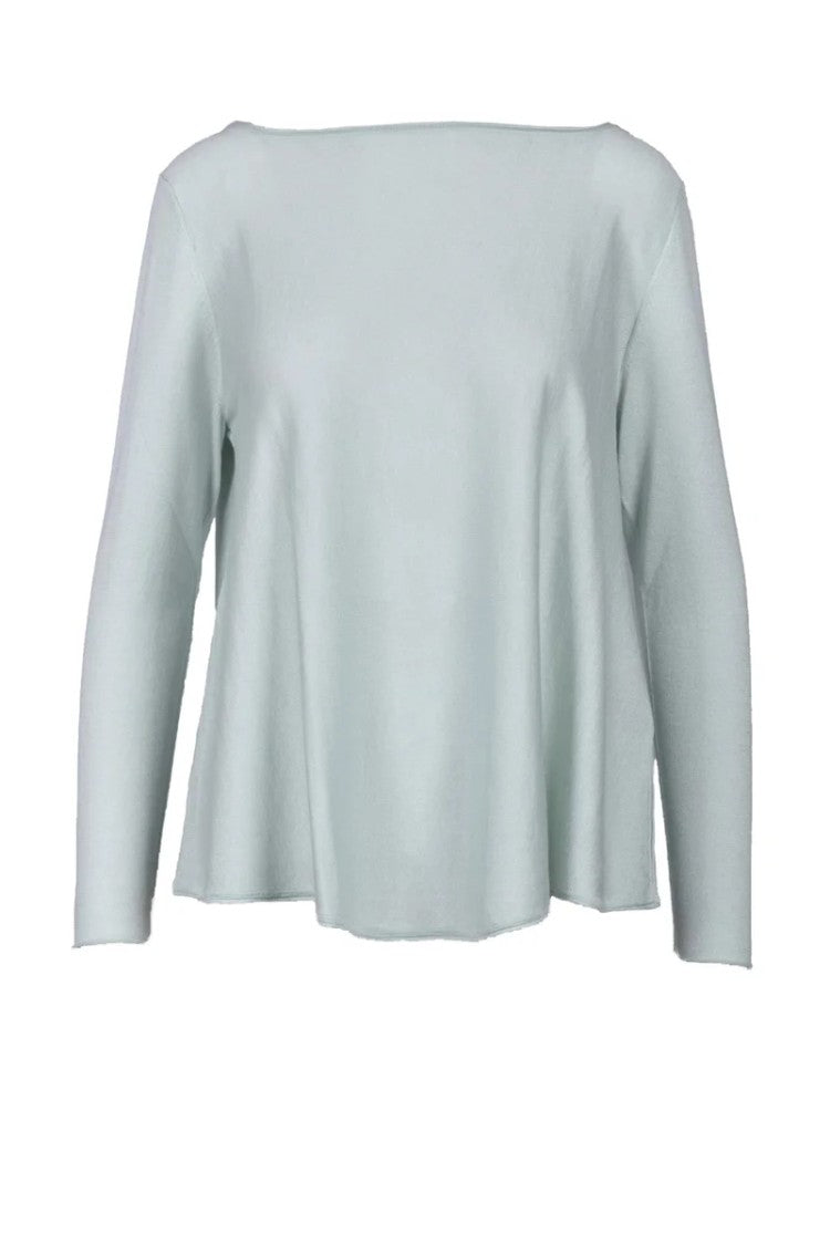Wild Cashmere Silk And Cashmere Sweater - Aqua Green