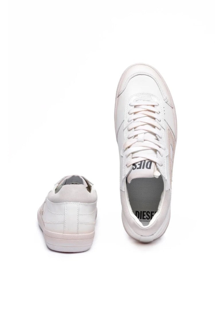 Diesel Leather Sneakers - White