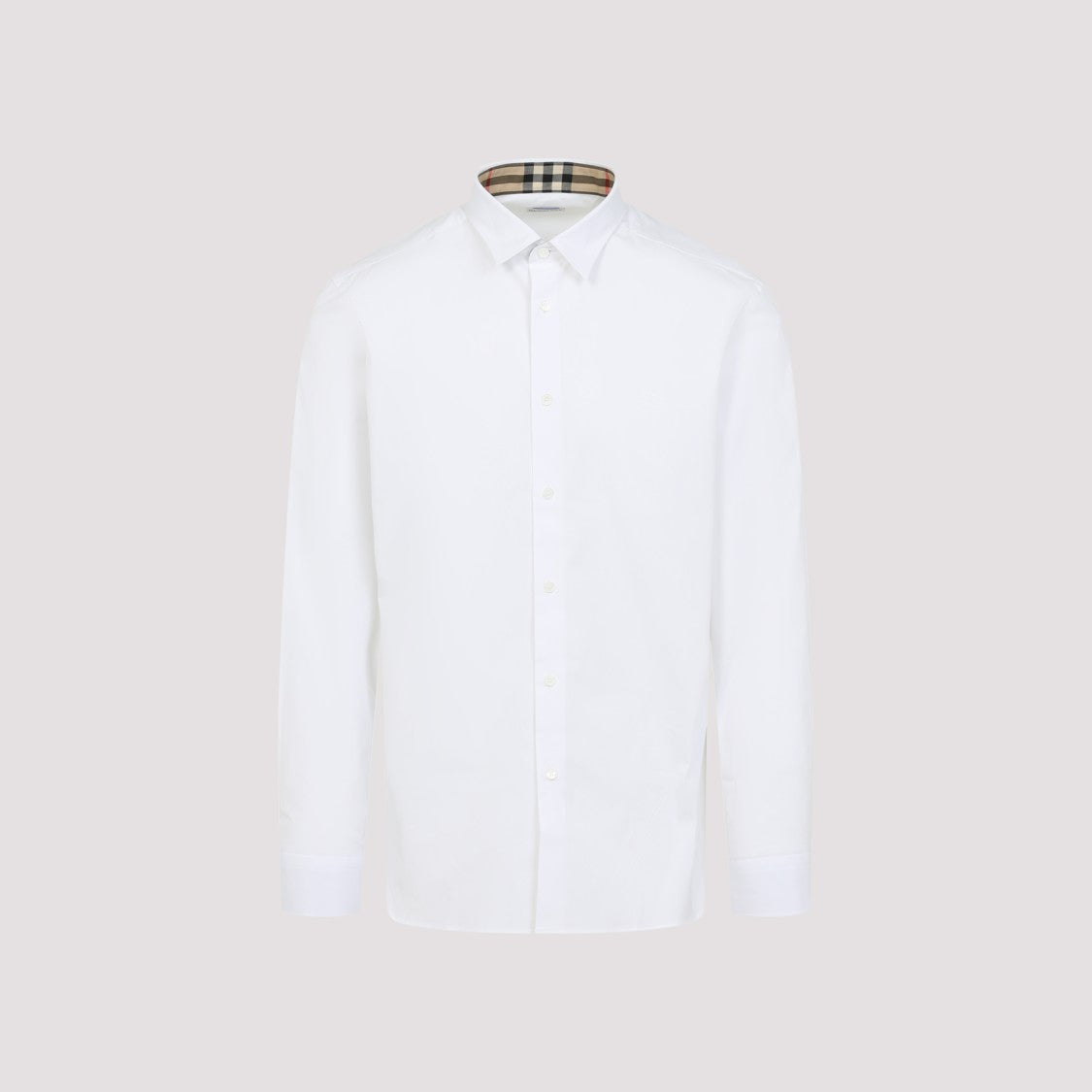 Burberry White Cotton Sherfield Shirt