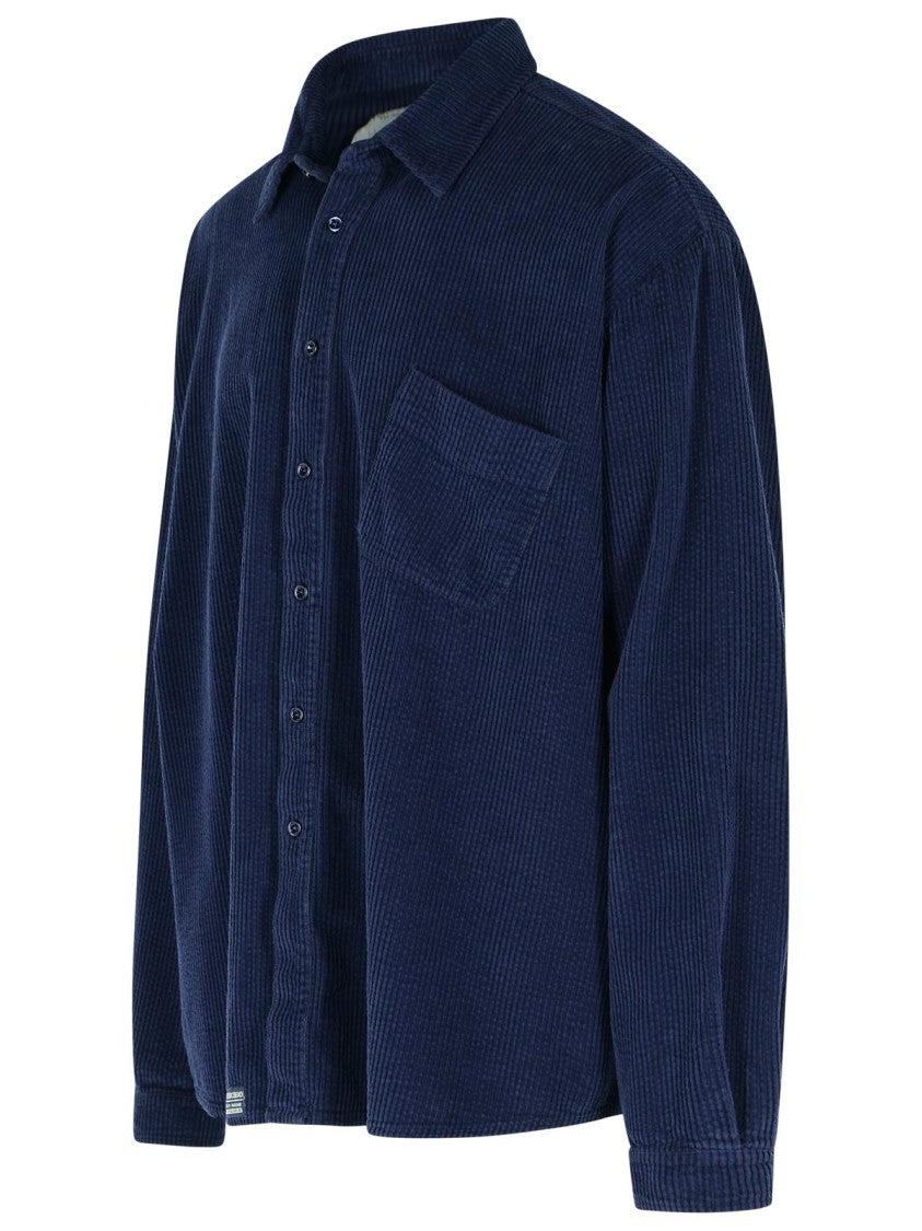 Erl Blue Cotton Shirt