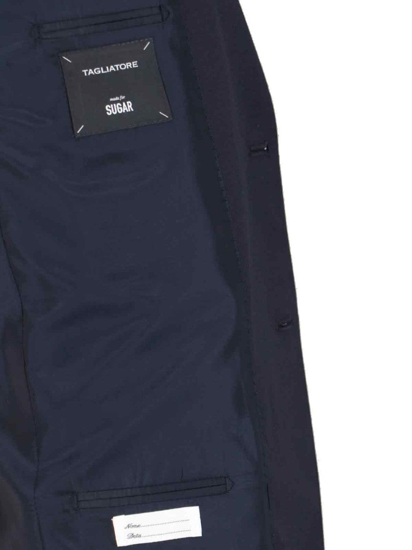 Tagliatore Single-Breasted Suit – Navy