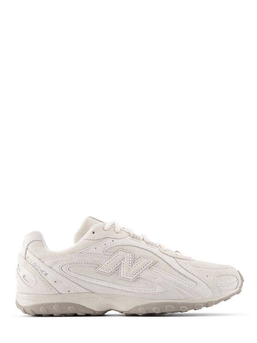 New Balance Monochromatic Light Beige Suede Sneakers With Textured Outsole