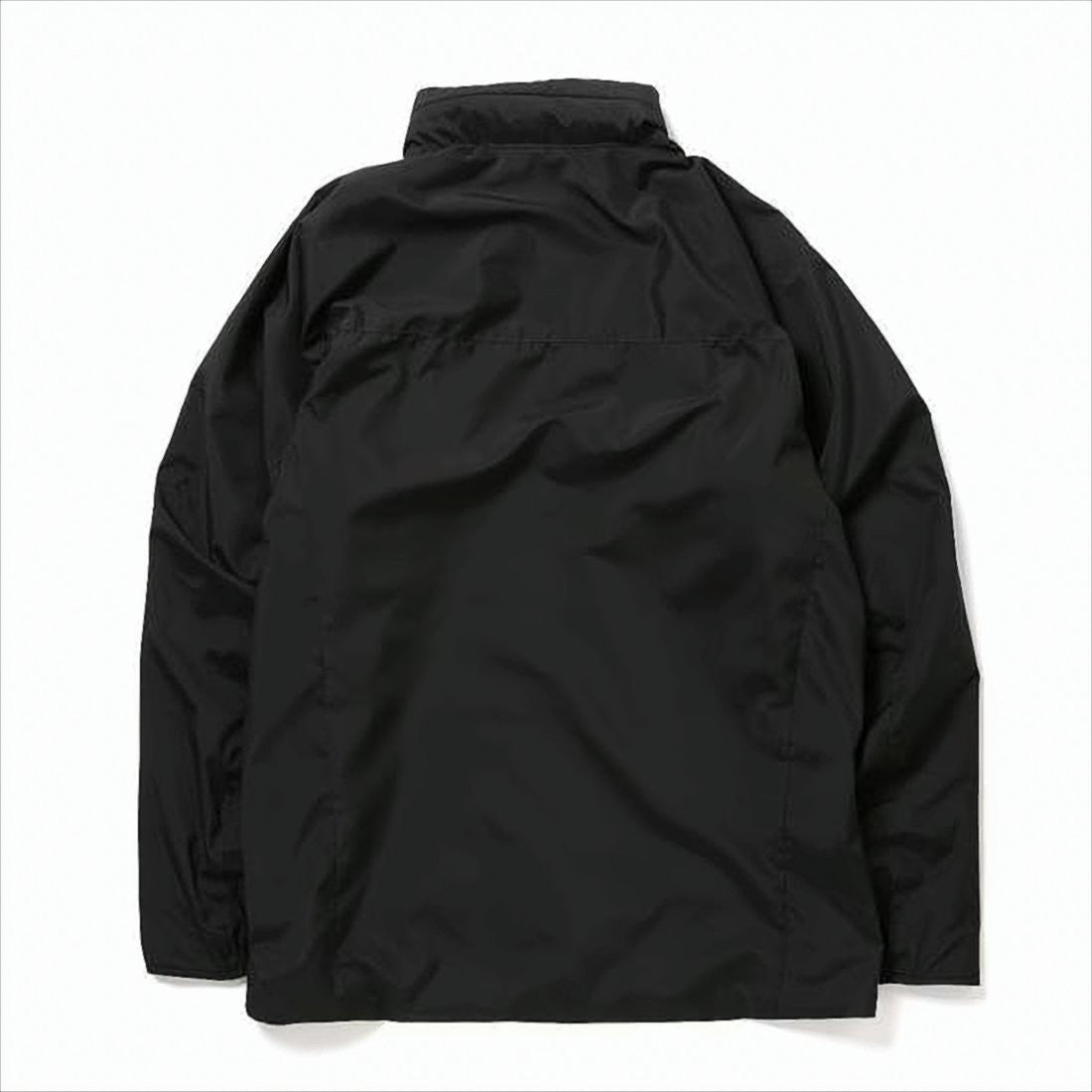Needles Lightweight High-Collar Black Jacket With Minimalist Design