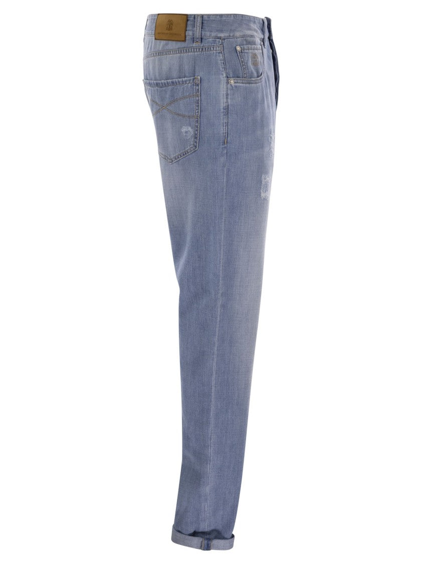 Brunello Cucinelli Five-Pocket Leisure Fit Trousers