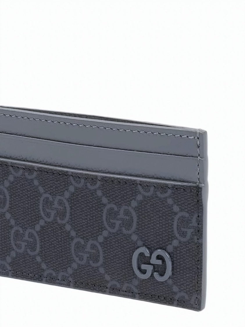 Gucci Bi-Color Gg Canvas Card Case