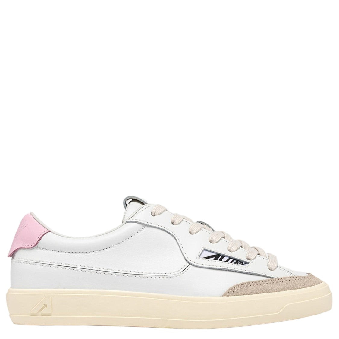 Autry Leather Sneakers With Round Toe And Rubber Sole
