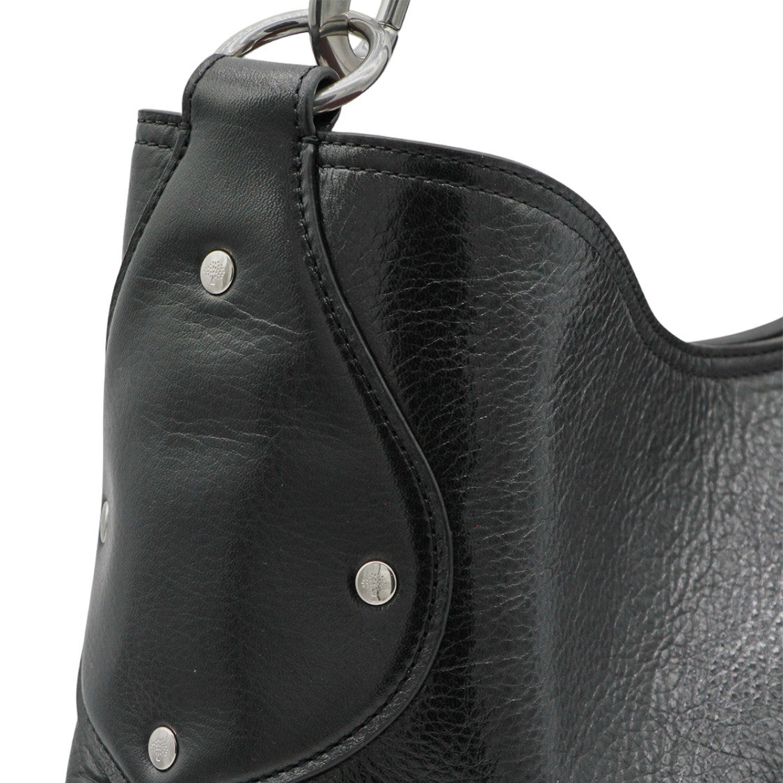 Mulberry Smooth Black Leather Shoulder Bag