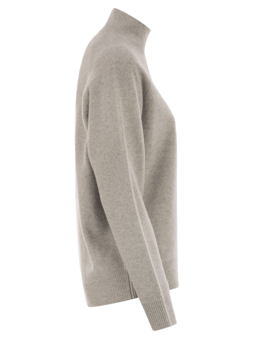 Peserico High-Neck Jumper With Lurex