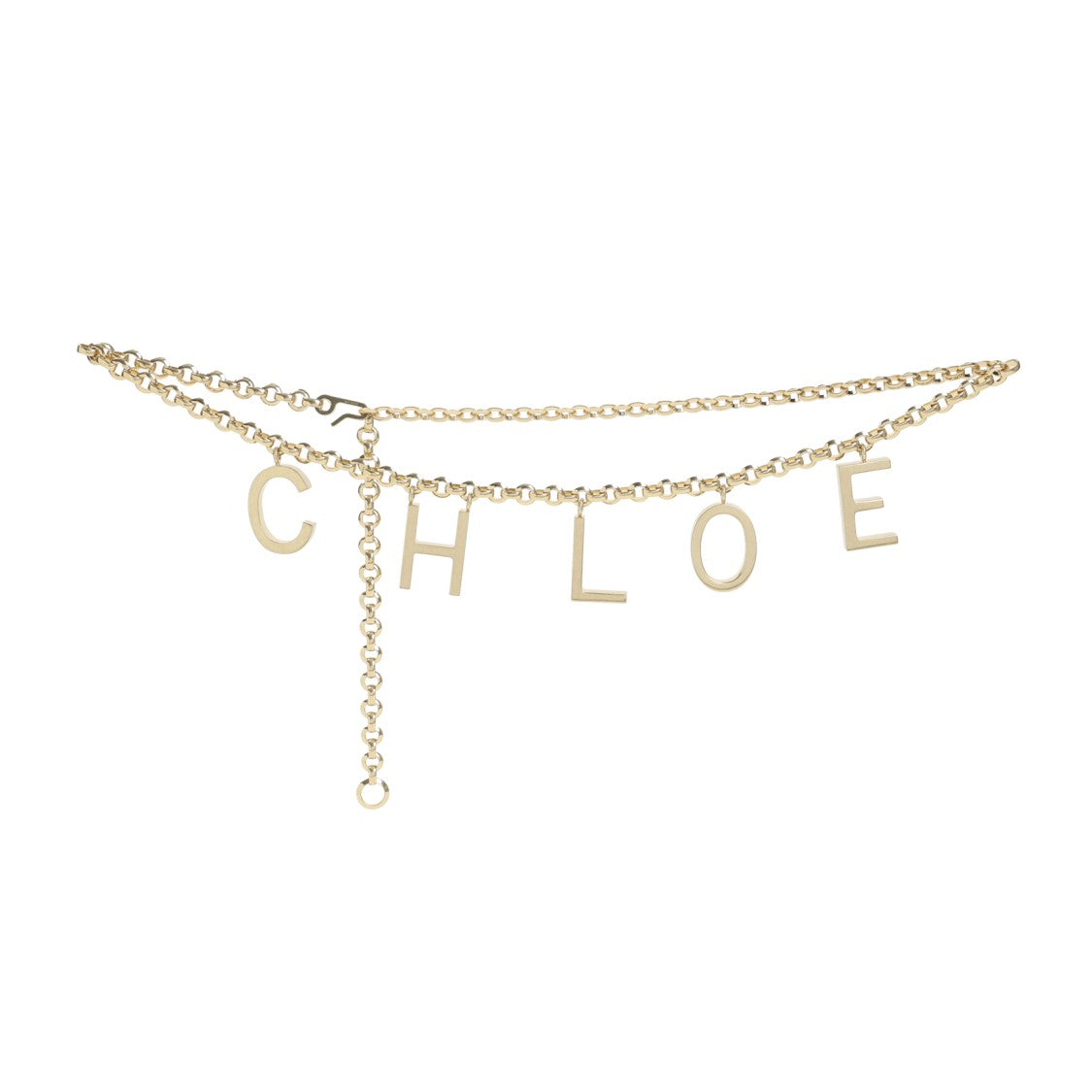 Chloé Vintage Gold Brass Necklace