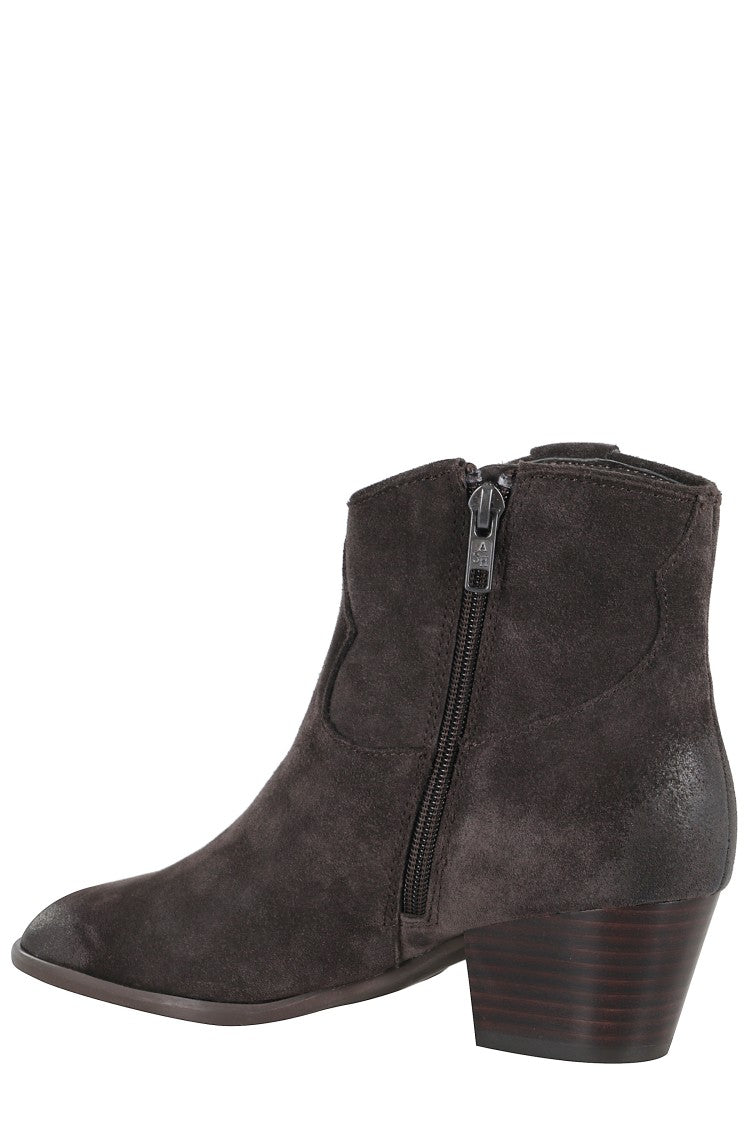 Ash Pointed Toe Suede Ankle Boots