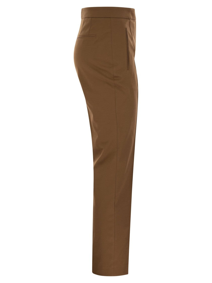 Pt Torino Frida - Cotton And Silk Trousers