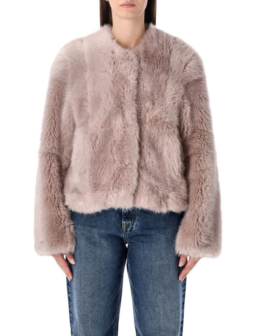 Stand Studio Halle Eco Fur Jacket