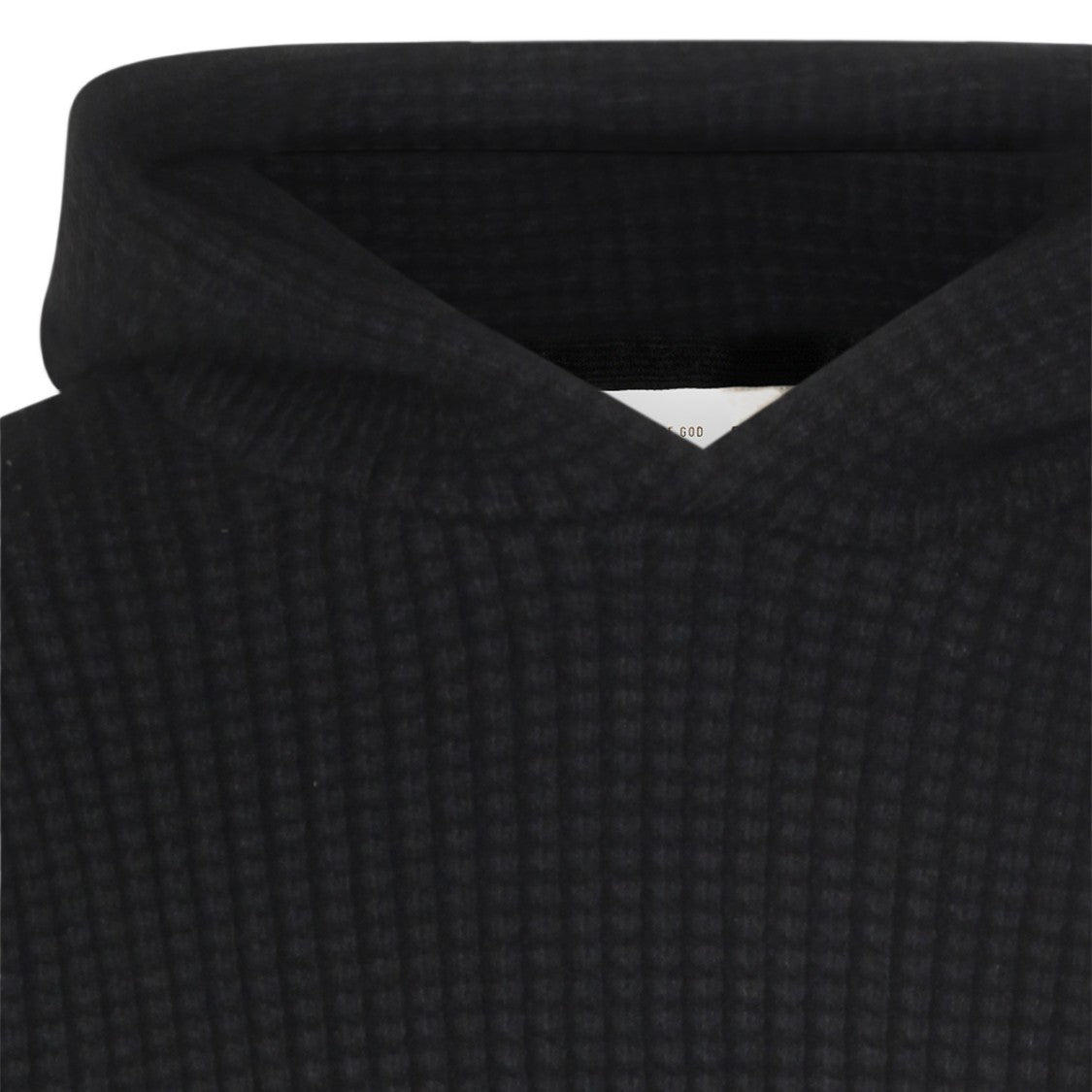 Fear Of God Textured Waffle Knit Sweater With Hood
