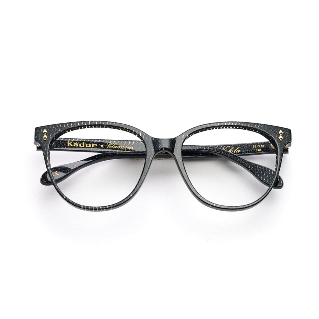 Kador Nikla Glamour Classic Rounded Frame Sunglasses With Cat-Eye Accent