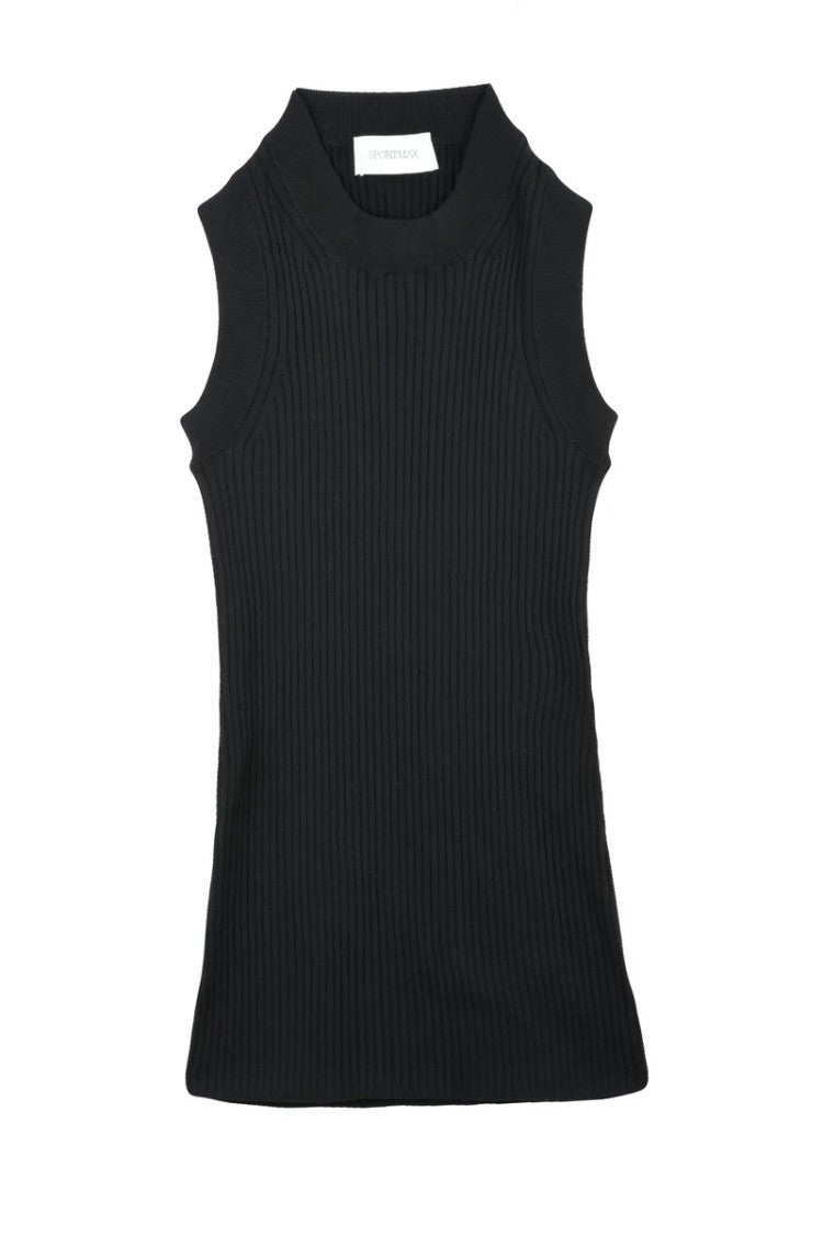 Sportmax Tione Cotton Top - Black