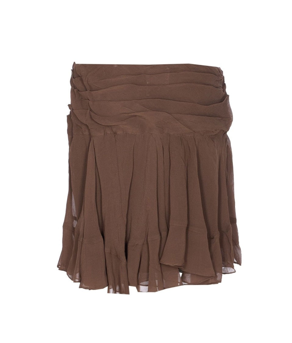 Isabel Marant Étoile Vibrant Green Skirt With Minimalistic Silhouette