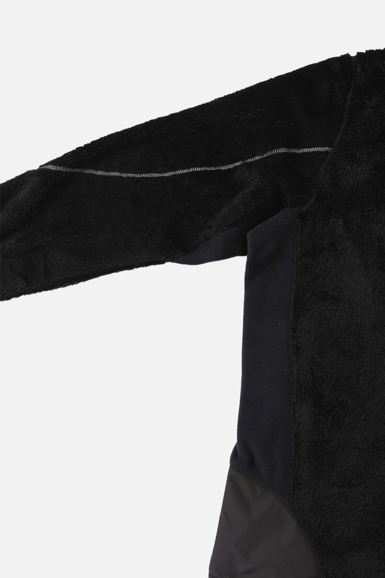And Wander Black High Loft Fleece Jacket