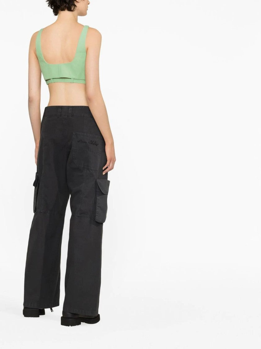 Ganni Suiting Crop Top