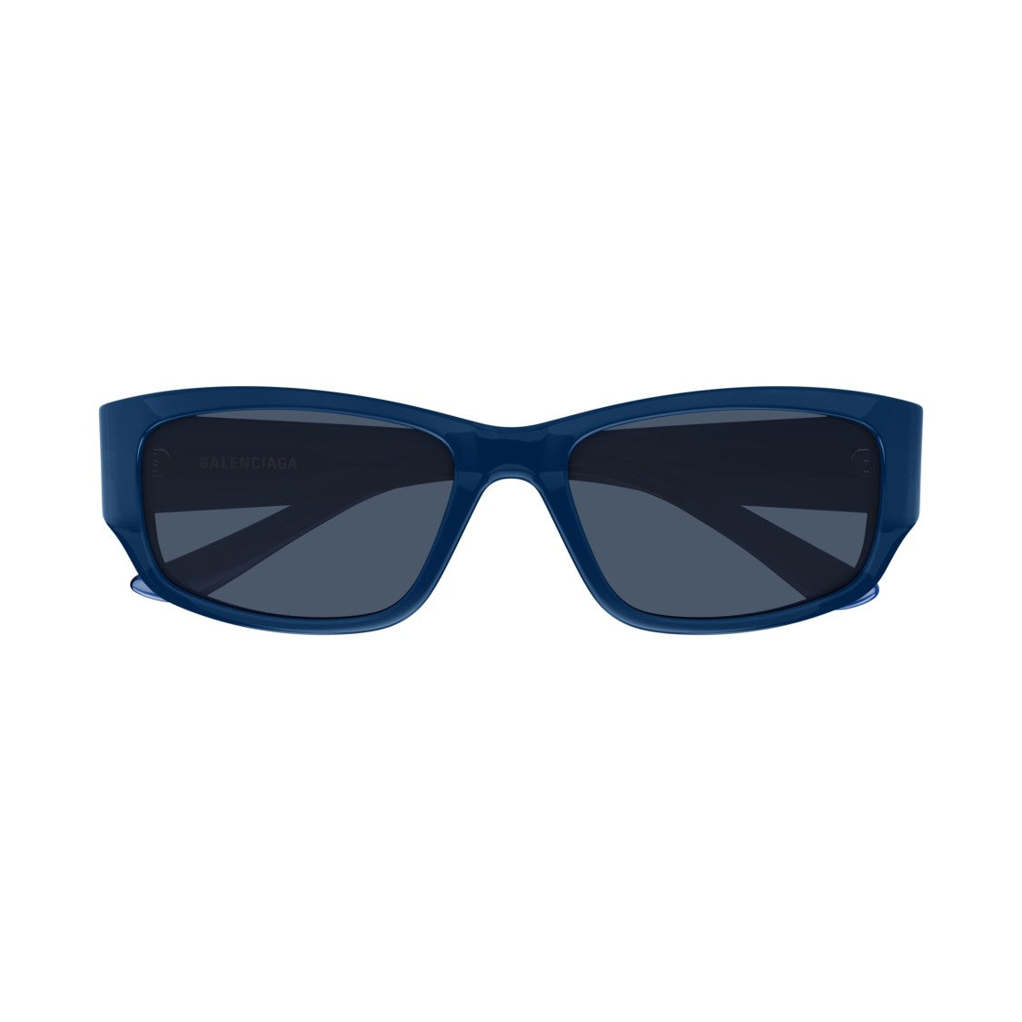 Balenciaga Bb0368sk Rectangular Deep Blue Sunglasses