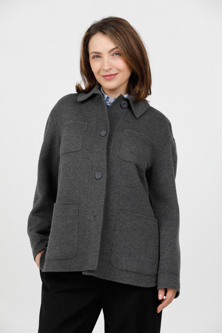 Max Mara Tailored Virgin Wool Jacket With Silk