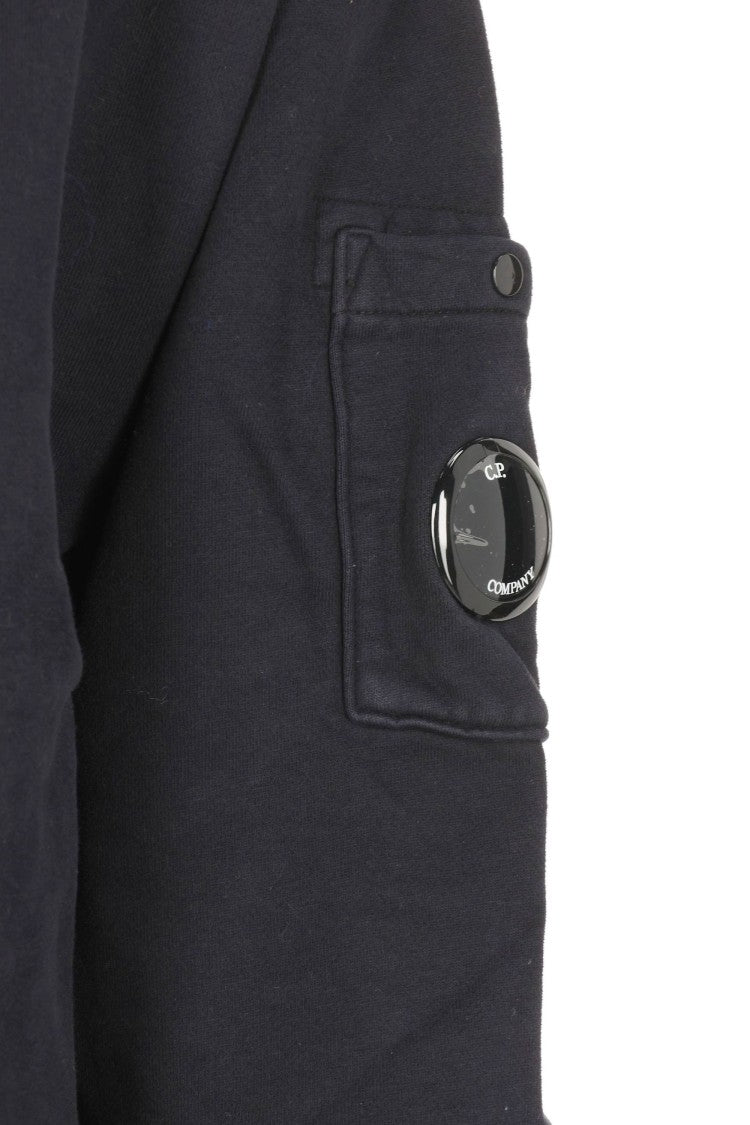 C.P. Company Brushed Cotton Hoodie With Iconic Lens Detail