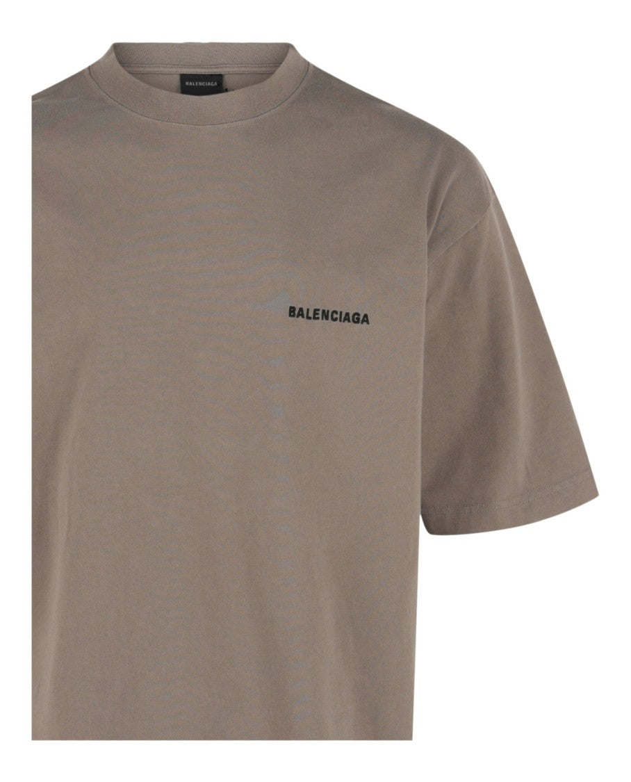 Balenciaga Embroidered Crewneck T-Shirt