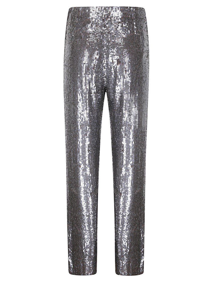 P.A.R.O.S.H. Sequined Trousers With Elasticated Waist